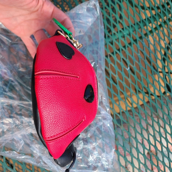 "Luck be a Lady" Lady Bug ๐ kitsch cute garden kawaii insect spring wristlet ๐ - Picture 4 of 11